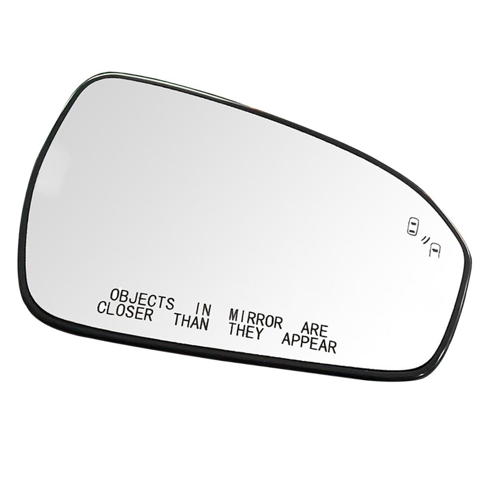 Car Side Heated Mirror Glass Rearview Mirror Lens with Blind Spot Left/Right For Ford Fusion 2013- DS7Z17K707H DS7Z17K707C Right Passenger Side