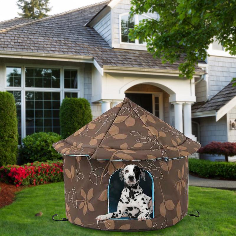 Cat House Dog Nest Waterproof Outdoor Winter Warm Pet Cave Insulated Outside Cat House Home Foldable and Washable Pet House