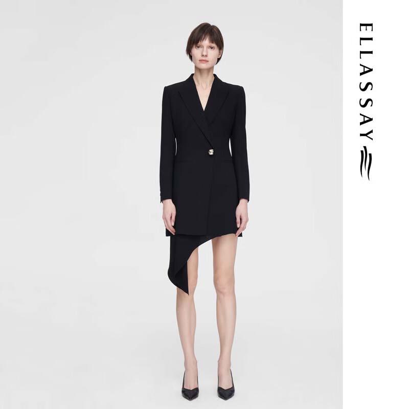 

ELLASSAY Women s Irregular Hem Blazer Dress M
