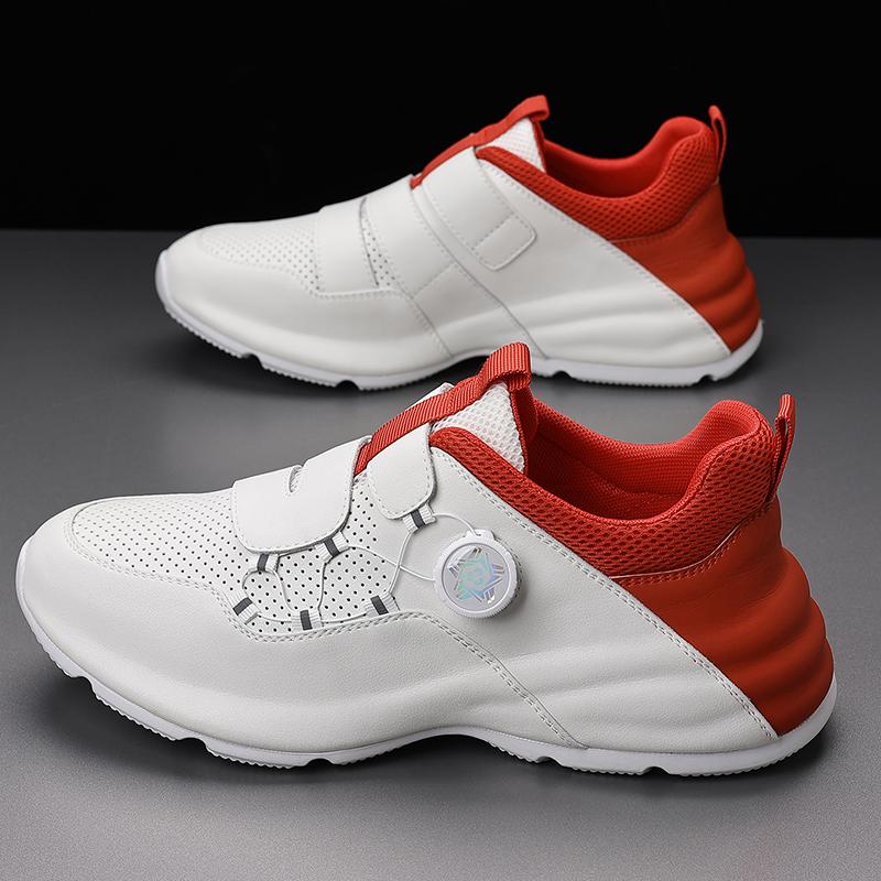 Fashion 2025 New Outdoor Casual Shoes Men's Rotating Button Sneakers Non-Slip Comfortable Sports Flats Fashion Walking Shoes for Men