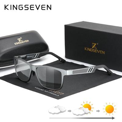 Kingseven Lunettes de soleil photochromiques hommes femmes lunettes caméléon polarisées lunettes de conduite lunettes de soleil antiéblouissantes