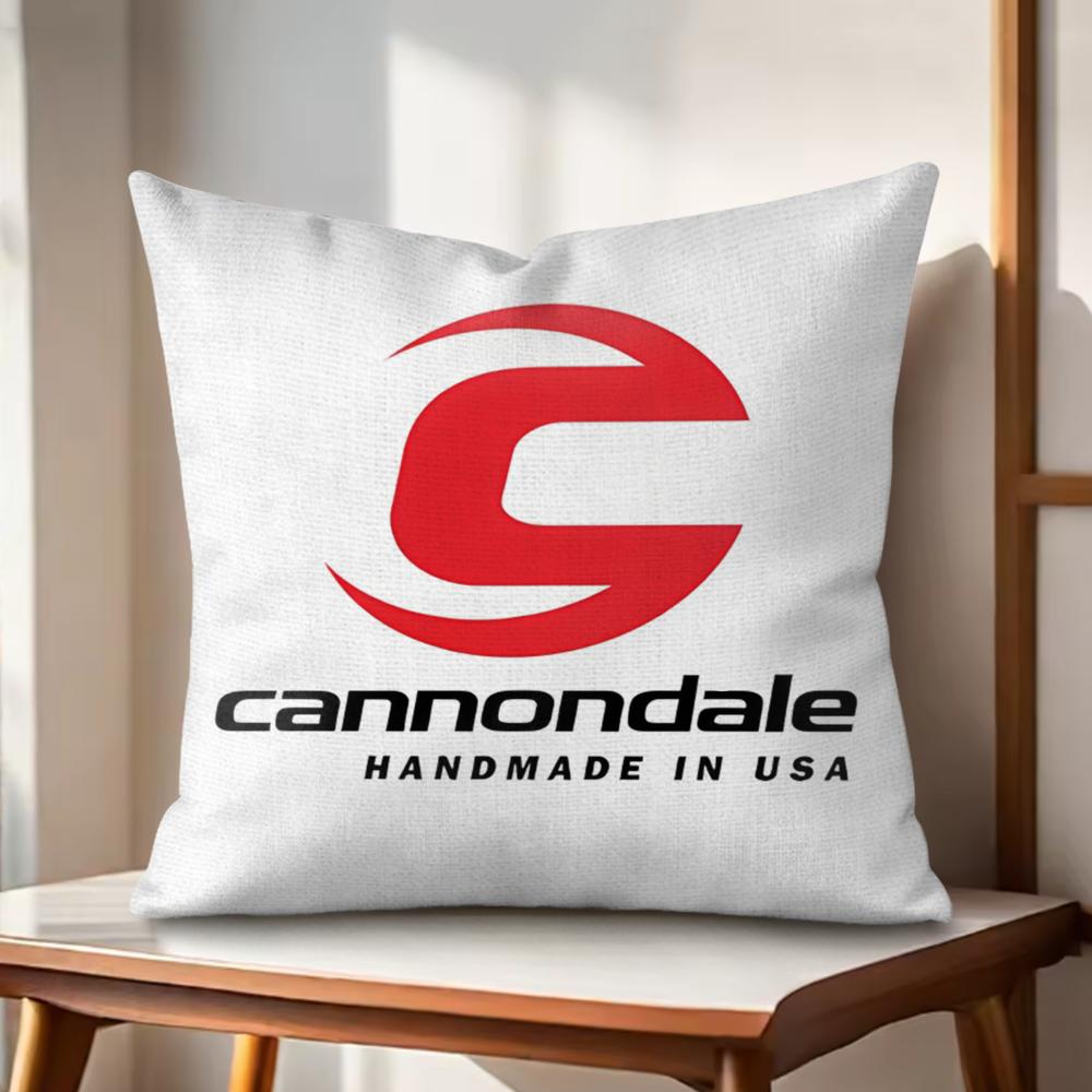 Brand C-C-CannondalesS Cushion Cover Natural Linen Organic Fabric Double-Sided Printing Couch Pillow Covers Home Decor