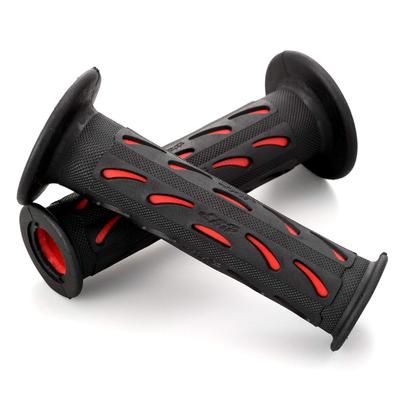 Daytona PROGRIP Motorcycle for Diameter 724 98064 Grips, 120mm, 22.2mm Handlebars, Anti-Vibration Gel, Type, Red,