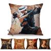 Baletky Olejomalba Umění Domácí Dekorace Potah na Polštář Sofa Portrét Sexy Ženy Impressionistický Styl Malby Potah na Polštář