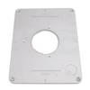 4‑17/32 tommers aluminiumsoverfresbord innsatsplate for 625 624 for Bosch 1611 1615 for FEINRT 1800 for