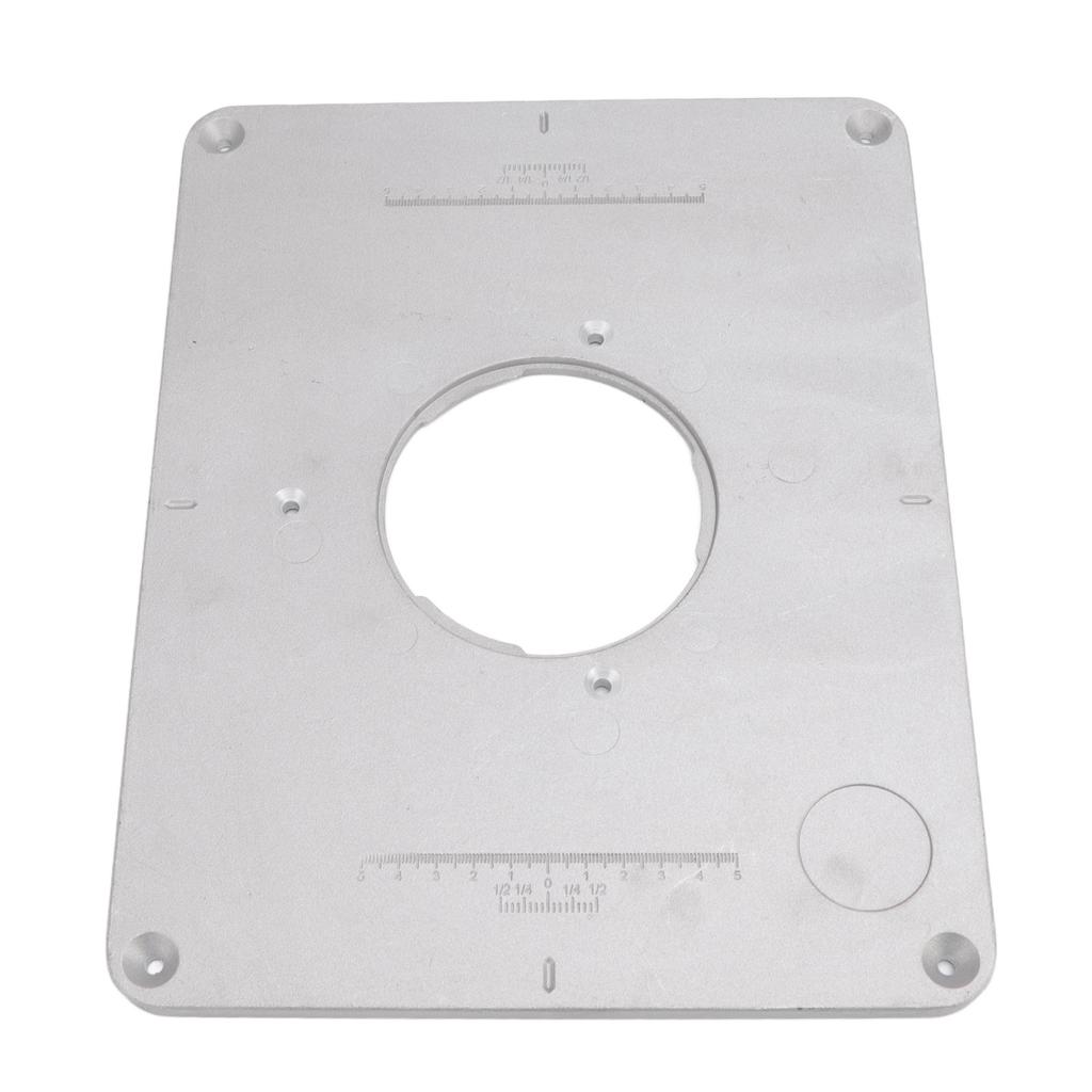 4‑17/32 tommers aluminiumsoverfresbord innsatsplate for 625 624 for Bosch 1611 1615 for FEINRT 1800 for