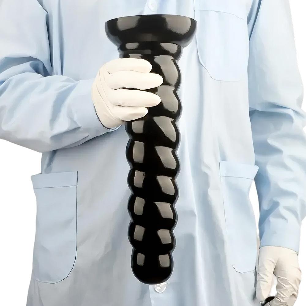 35*7.5cm  Large Dildo Butt Plug with Suction Cup Threaded Anal Beads Anal Dildo Fisting Realistic Penis