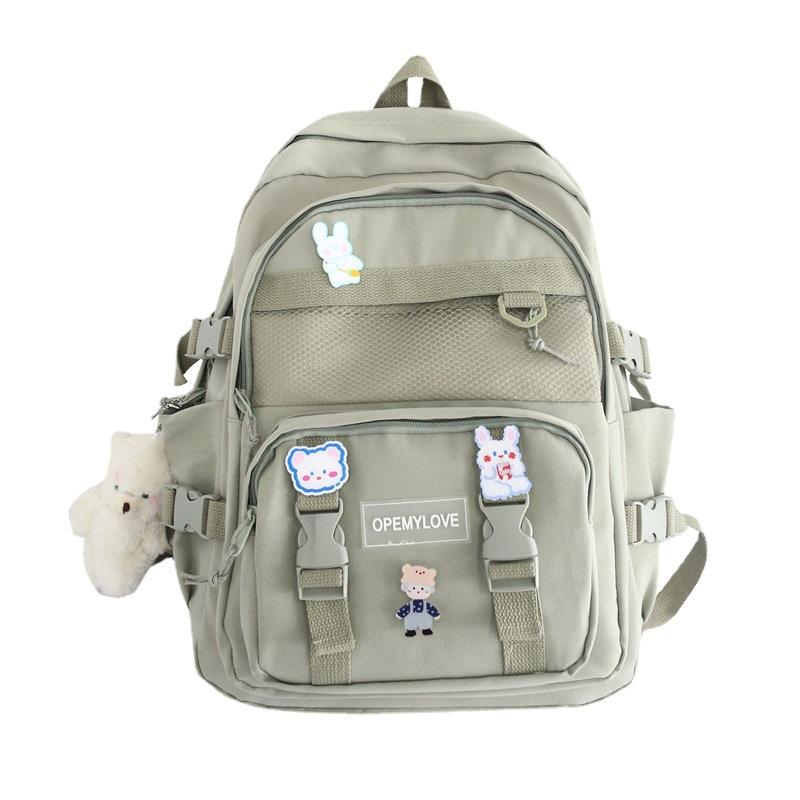 Schoolbag Korean version ins High value junior high school student schoolbag Harajuku ulzzang large capacity backpack college student backpack