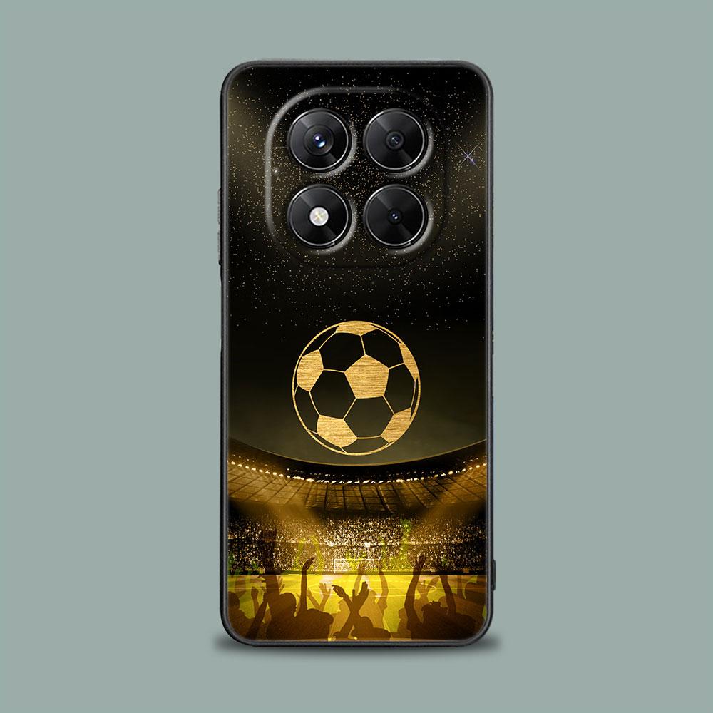 Football Field Soccer Ball Phone Case for Xiaomi Redmi 14C 12C 10C 13C 4G Redmi Note 14 13 12 11 10 Pro Plus 5G 12S 11S 9S Cover