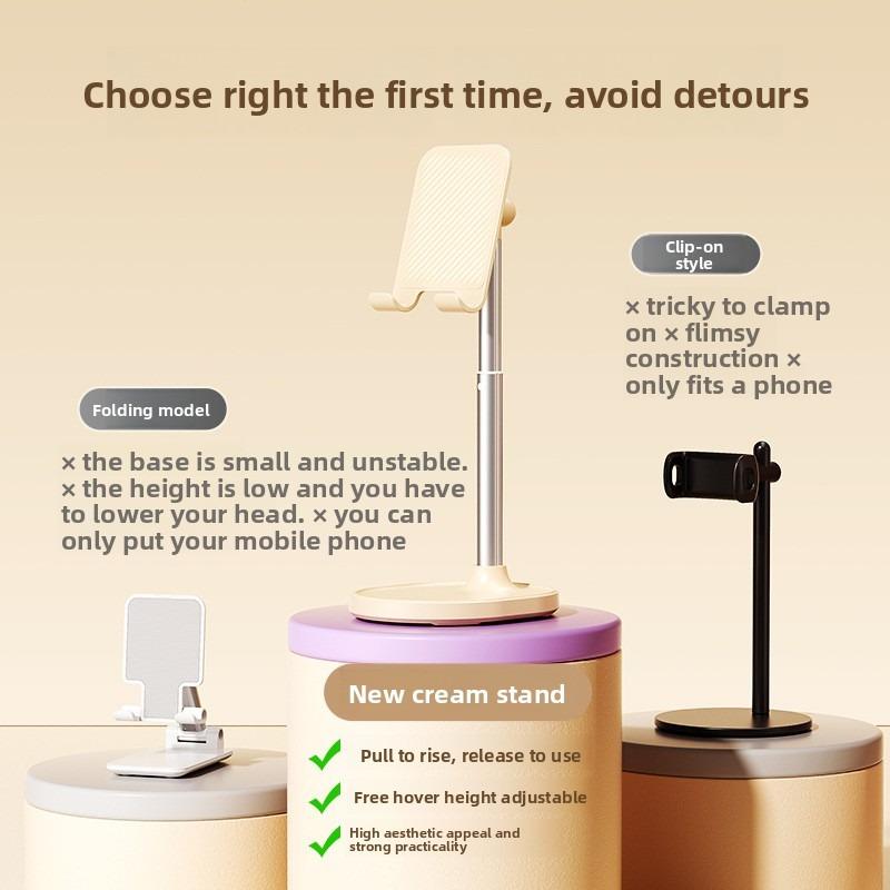 Mobile Phone Holder Desktop Lazy Drama Chasing Artifact Thickened Base Retractable Bracket