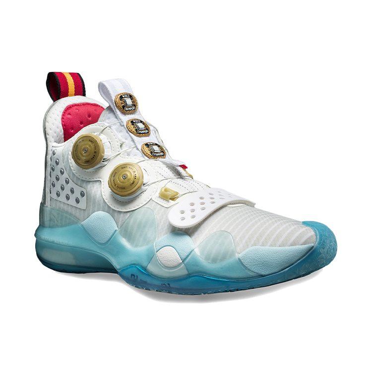 Li Ning WOW 8 Way Of Wade 8 Home, Retirement Night Fabric Abrasion Resistant Breathable Mid Top Basketball Shoes Men's ABEP001-4