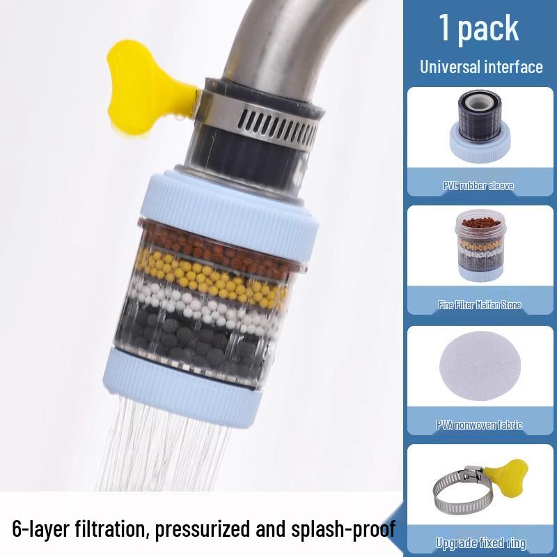 

Universal Anti-Splash Faucet Filter and Purifier for Household Use