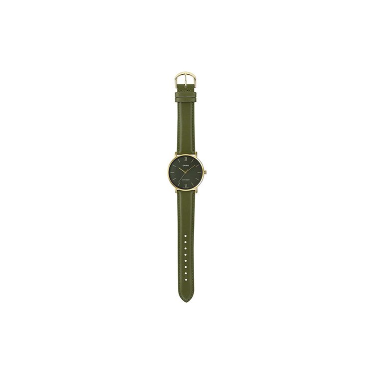 Casio Standard Series Fashion Business Casual Minimalist Classic Pointer Series Waterproof Quartz Movement Genuine Leather Strap MTP-VT01GL-3B
