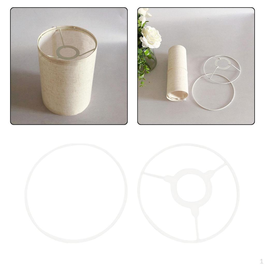 2 Lampshade Set Holder Support DIY for Light Cover Bar Dining Room Party