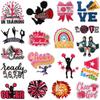 Shout Come On Embroidery Cloth Sticker Cheerleader Computer Embroidery Label Clothes Outdoor Decoration Cheer Encourage Zhang Zai Ironing