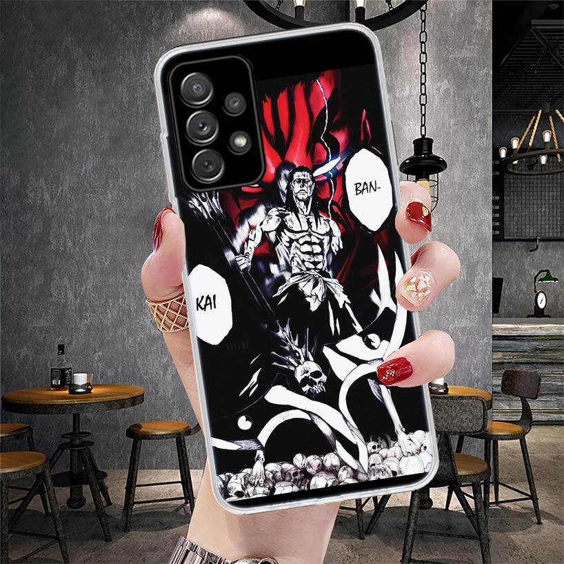 Zaraki Kenpachi Bleach Soft Phone Case For Samsung Galaxy S22 S23 S24 S25 Edge S26 Ultra S20 FE S21 Plus + Fundas Coque Galaxy S