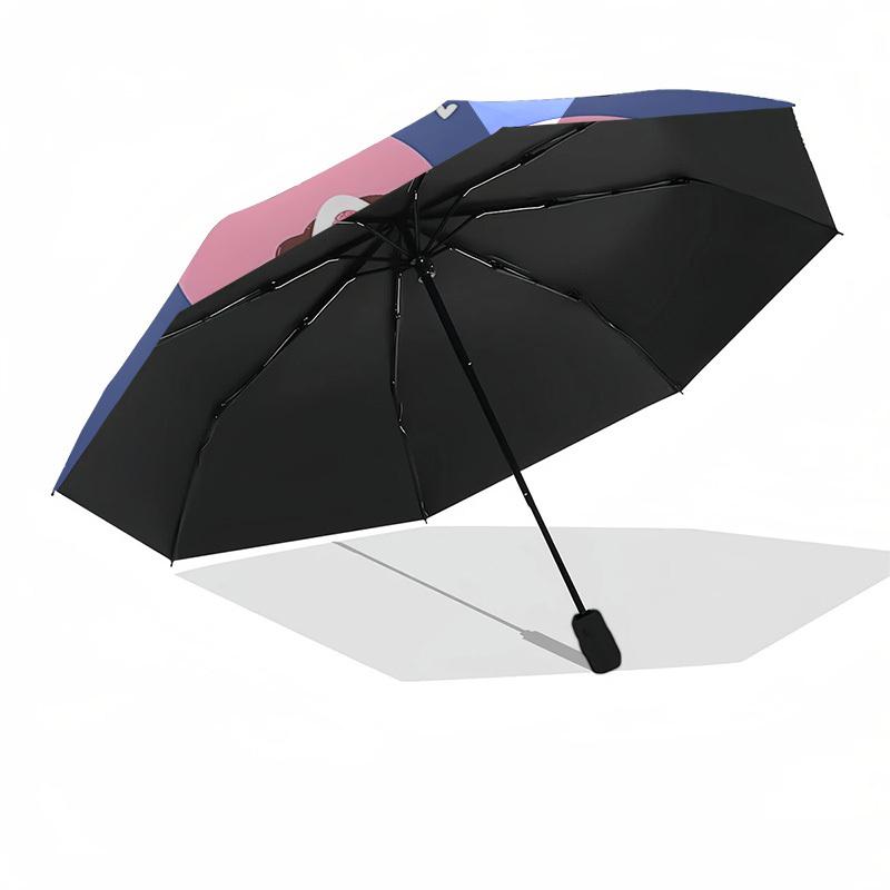 Gaby's Dollhouse Themed Automatic Opening and Closing Umbrella, Compact Travel Umbrella, Lightweight and Portable, Suitable for Beach Commut