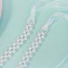 Ribbon Waistband Bling Rhinestone Waist Chain Sweet Pearl Waist Belt  Wedding