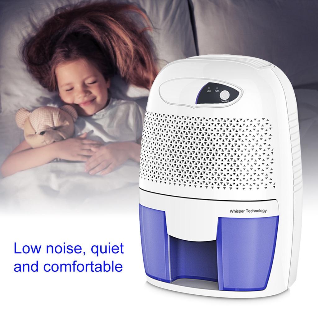 500ml Electric Dehumidifier  Mini Portable Home Air Dryer Desiccant Moisture Absorber Low Noise Cabinet Dehumidifier