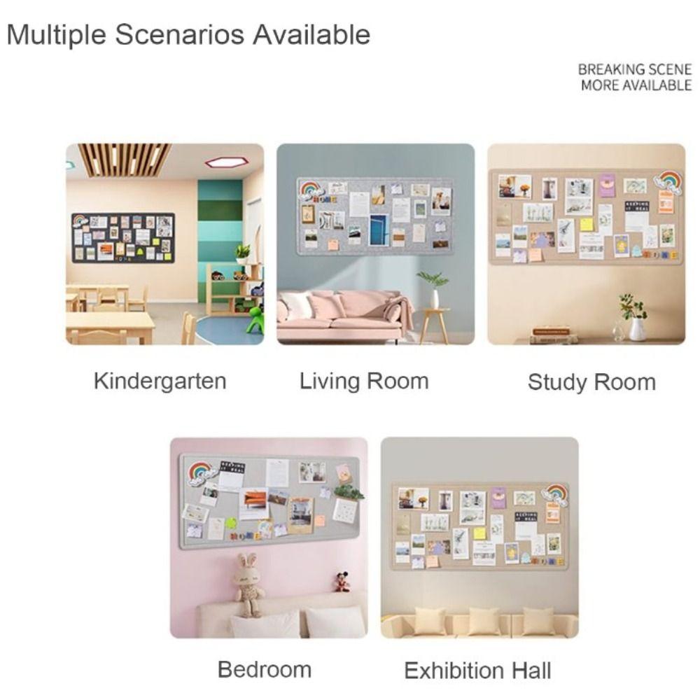 Painting Works Felt Display Board Soundproof Panel Message Board Photo Background Board Decoration