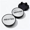 4pcs JDM W Work MEISTER Logo Emblem Car Wheel Center Caps 54MM Clips 49MM Wheels Hub Dust Cap Rim Hubcaps Cover Car Accessories