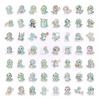 50 Cute Little Dinosaur Stickers Cartoon Animal Creative Stickers Water Cup Flat Decoration Waterproof Sticker