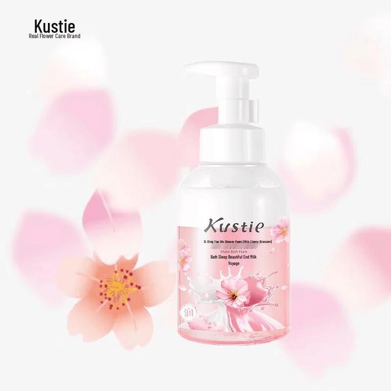 

Kustie Milk Sakura Foaming Shower Gel