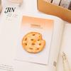 Fun Office Supplies Stick Note Pads, Funny Toast Bread Cookie Cheese Design Cute Notepad, 30 No Residue Notes Sheets/Pad Self Memo Pad for Home