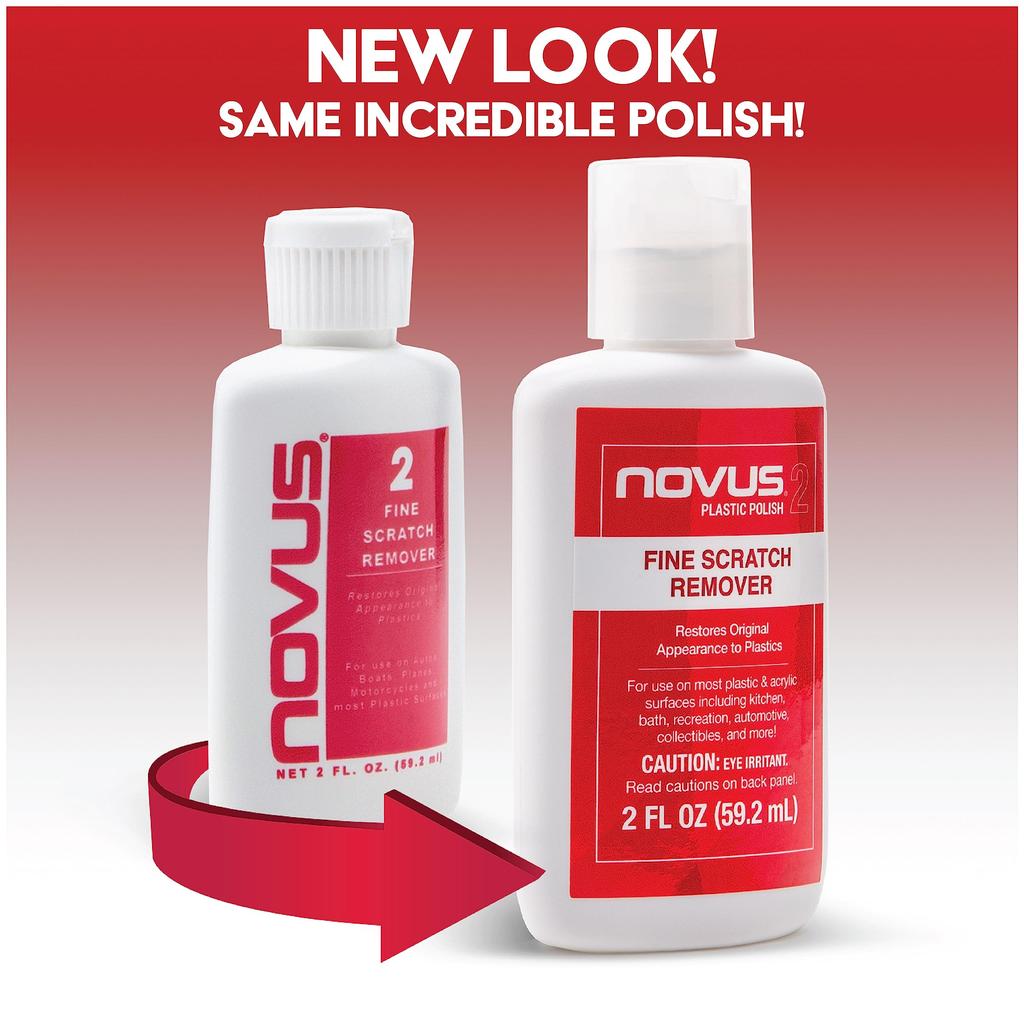 Novus 7057 Plastic Polish Kit, 2 Oz
