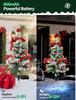 Solar LED Christmas Tree Lights for Outdoor Lawn and Courtyard Decoration