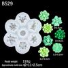 Aroma Candle and Chocolate 3D Rose Peony Silicone Mold for DIY Car Freshener