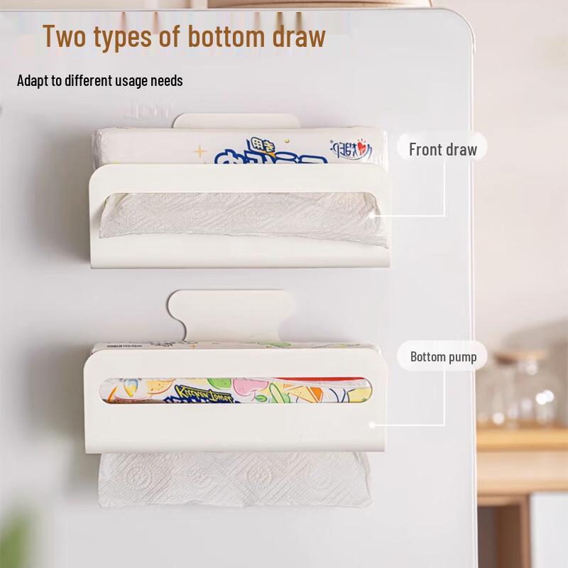 Magnetic Wall-Mount Tissue & Wet Wipe Dispenser