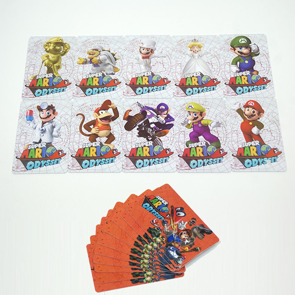 10 Pcs For Super Mario Odyssey Nfc Tag Game Cards For Ns Switch