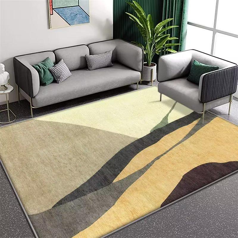 Plant Flower Carpet Living Room Coffee Table Mat Household Bedroom Bedside Carpet Bathroom Soft Foot Pad