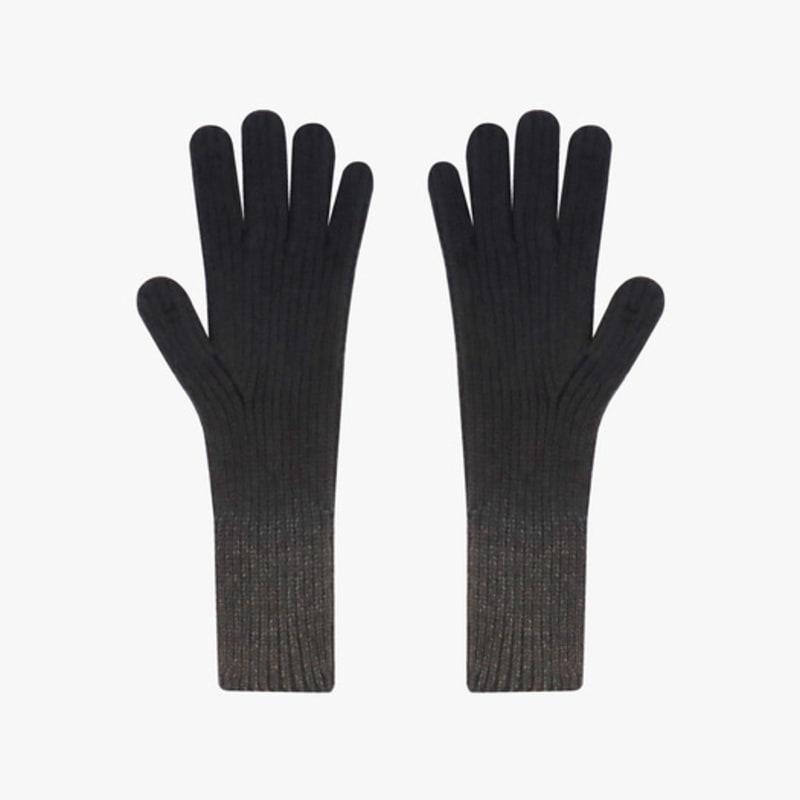 PINK PINEAPPLE GRADATION GLOVES_BLACK