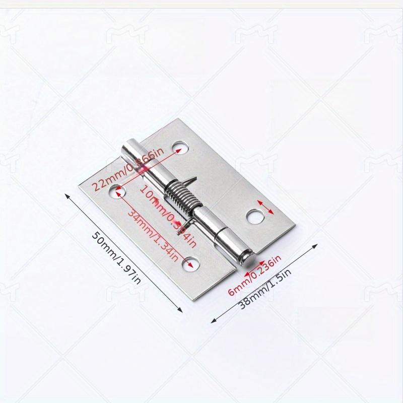 Door Closer Automatic Rebound Hinge Stainless Steel Spring Butt Hinge Hinge Self-Closing Door Return Hinge Factory Wholesale