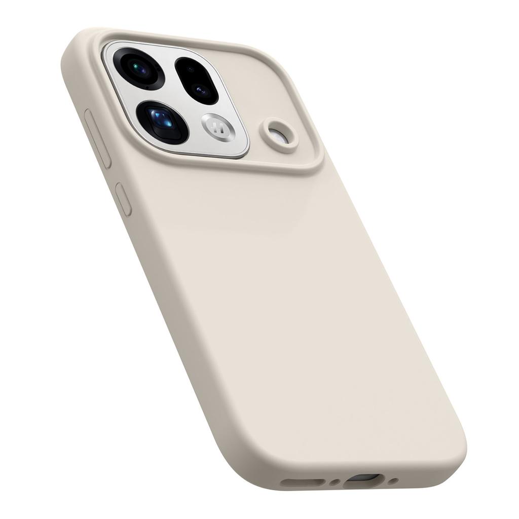 Liquid silicone for OPPO FindX9ultra mobile phone case large hole flocking X9sPRO anti-drop protective case X8