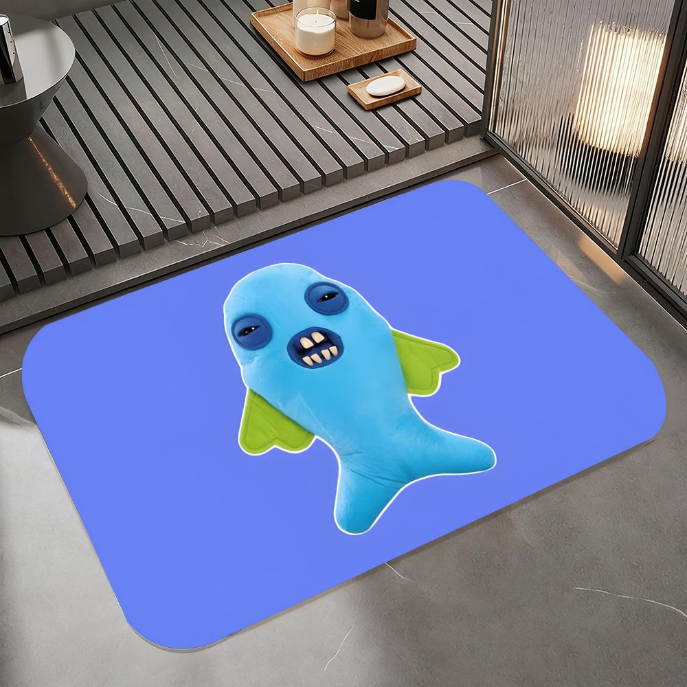 Tappetino da Pavimento Anime F-fuggler, Tappetino da Bagno in Diatomea, Asciugatura Rapida Assorbente Antiscivolo Tappetino per Porta