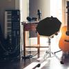 Kmise Drum Practice for Stand Stick High 12 Inches Pad, Training, Included, Included, Rubber, Black, Quiet, Repulsion,
