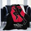 TRON Ares Dillinger Systems Flannel Blanket Runner Identity Disc Fashion Throw Blankets for Home 150*125cm Lightweight