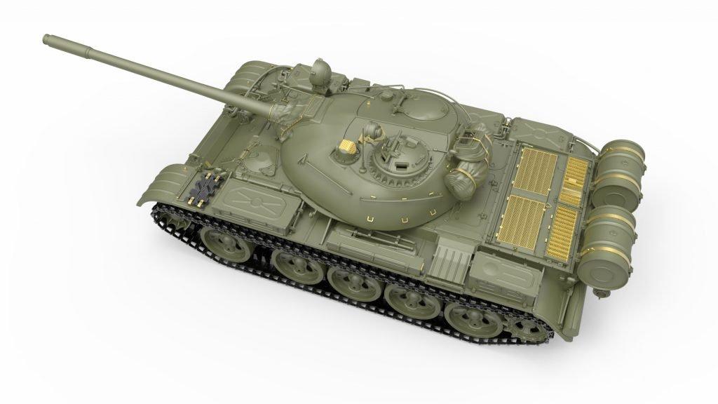 Miniart Sovětský střední tank Plastikový model MA37027 1/35 T-55