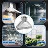Rectangular To Round Duct Transition Galvanized Steel 3-1/4 Inch X 10 Inch HVAC Connector Microwave Vent Kit Replacement Parts
