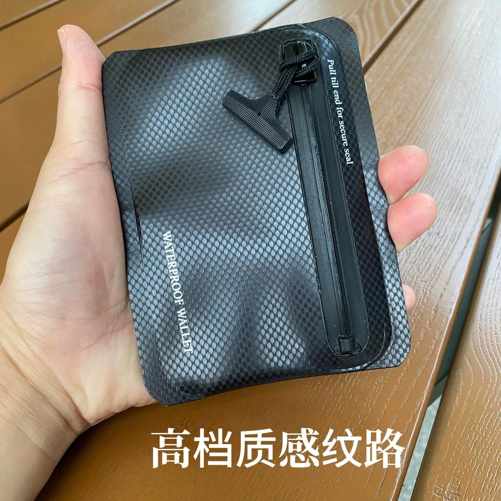 IPX8 Diving Level Professional Waterproof Card Holder High Strength Airtight Zipper Card Key Earphone Coin Purse Small Bag