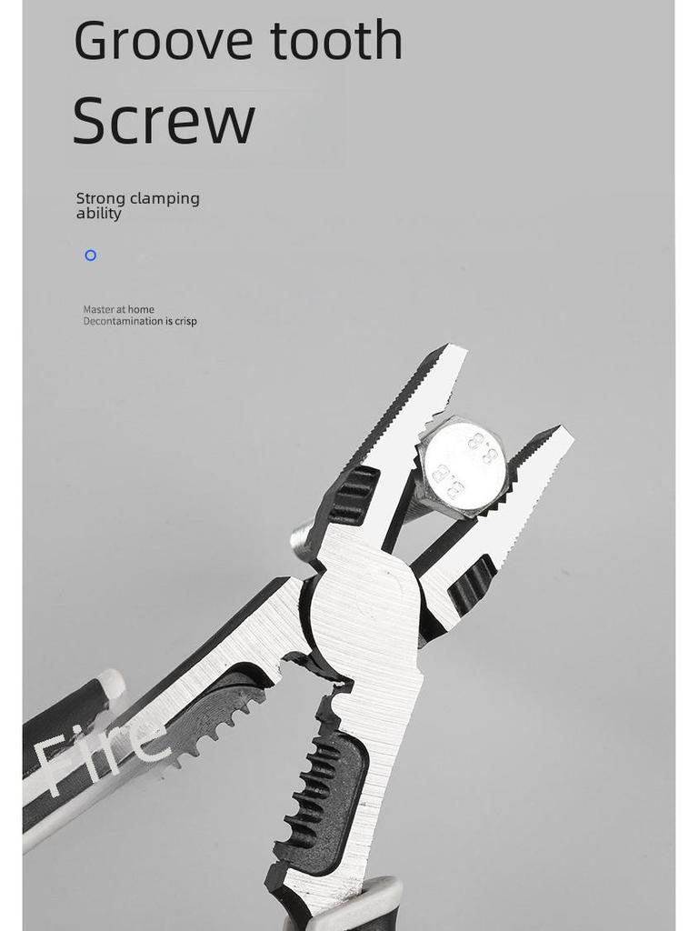 Multifunctional Needle-Nose Pliers: Vise Grips, Wire Cutters & Household Diagonal Tools