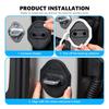 4pcs Car Door Lock Buckle Protection Cover Anti-Collision Shock Pad For BMW M3 M5 X3 E93 F10 F20 F30 F40 F15 F25 F26 F31 F49 F86 OZ3