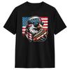 4th of July Funny Eagle Hotdog USA Flag Cotton T Shirt For Unisex Summer Classic T Shirts Leisure Tees Oversized Cheap Tops