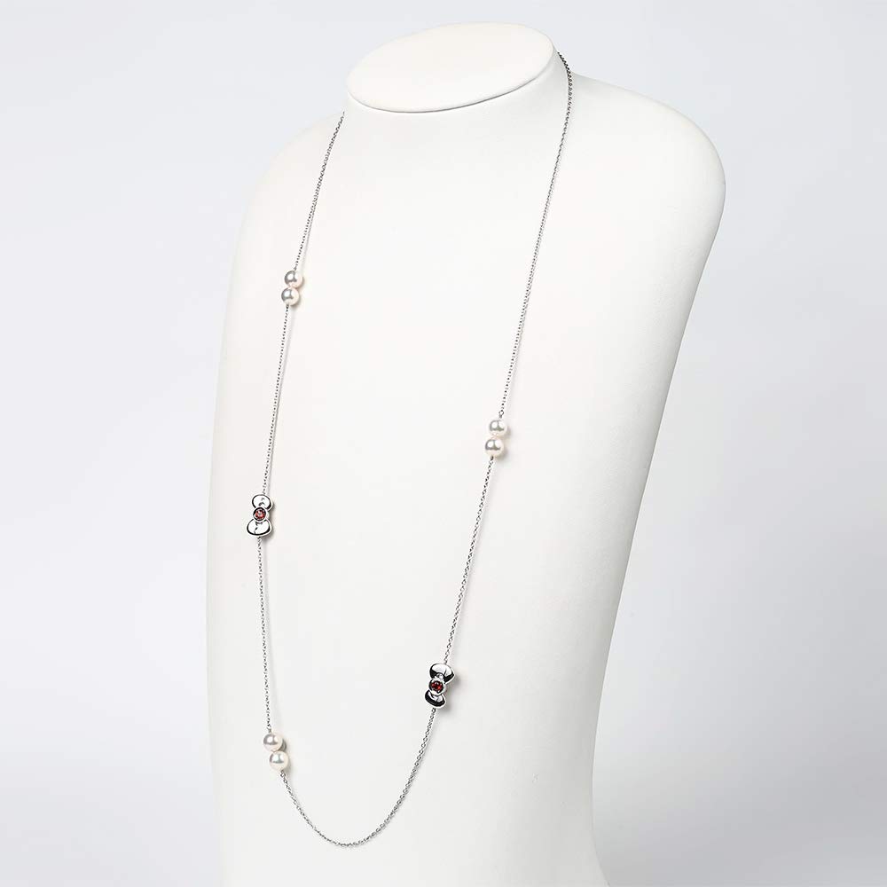 Hello Kitty Halskette Hello Kitty Süße Berührung Band Station Anhänger [Mond Label] Damen [Geschenkverpackt]