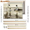RUOPOTY DIY Frame Seaside Girl DIY Painting By Numbers Figure Oil Painting Wall Art Canvas Painting For Home Decors Diy Gift Art