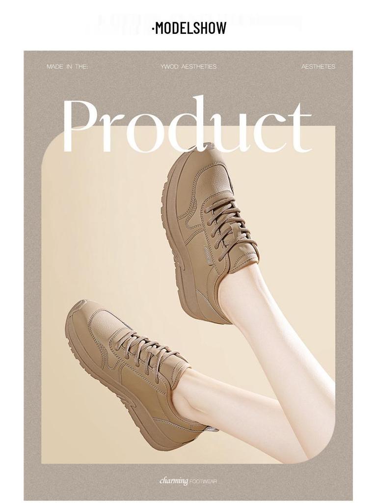 Złoty Królik 2025 Damskie Casualowe Buty Sportowe z Grubą Podeszwą Antypoślizgowe - Wygodne, Wszechstronne, Oddychające.