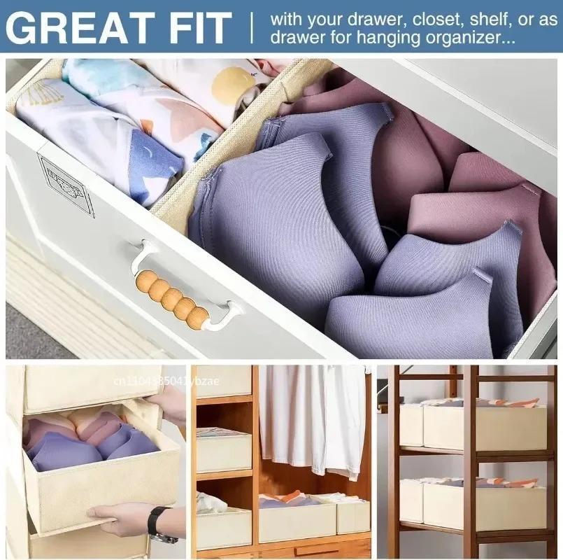 Underwear Socks Bra Panties Storage Box Organizer for Underwear Clothing Organization Home Wardrobe Bedroom Cabinet